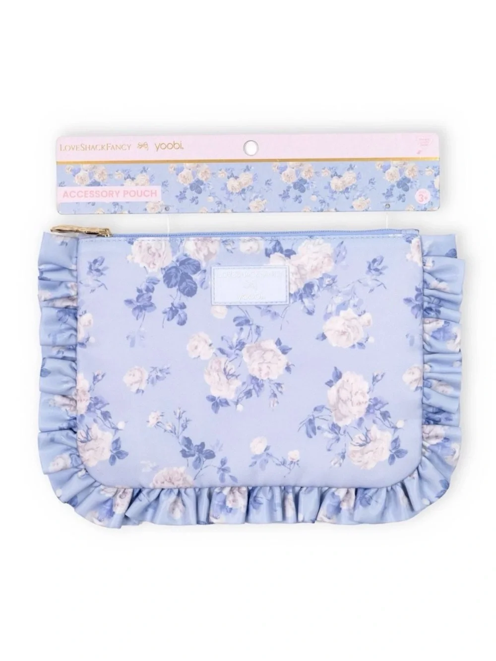 LoveShackFancy × Target - Yoobi Everblooming Rosettes Flat Zip Pencil Case